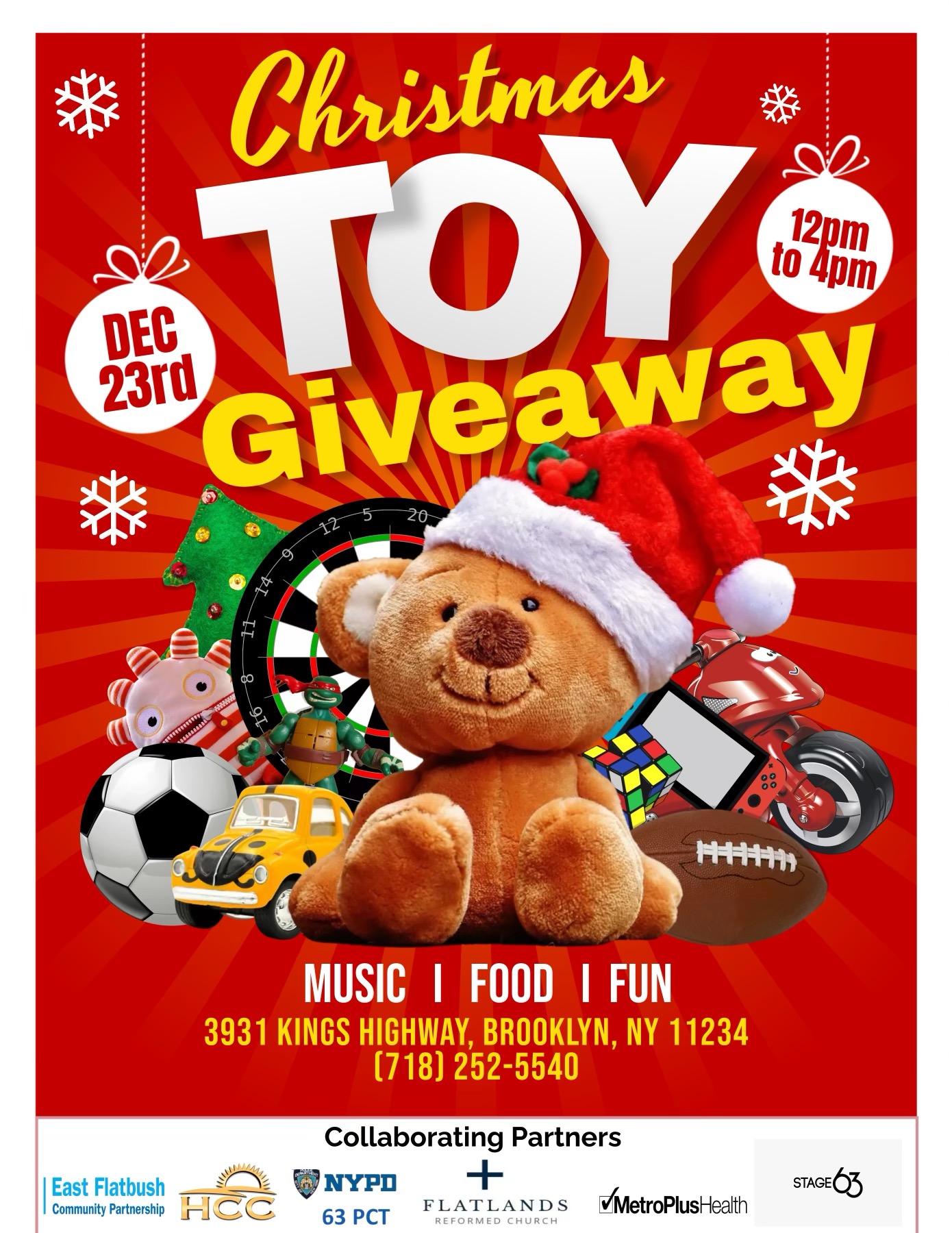 Christmas Toy Giveaway East Flatbush Community Partnership