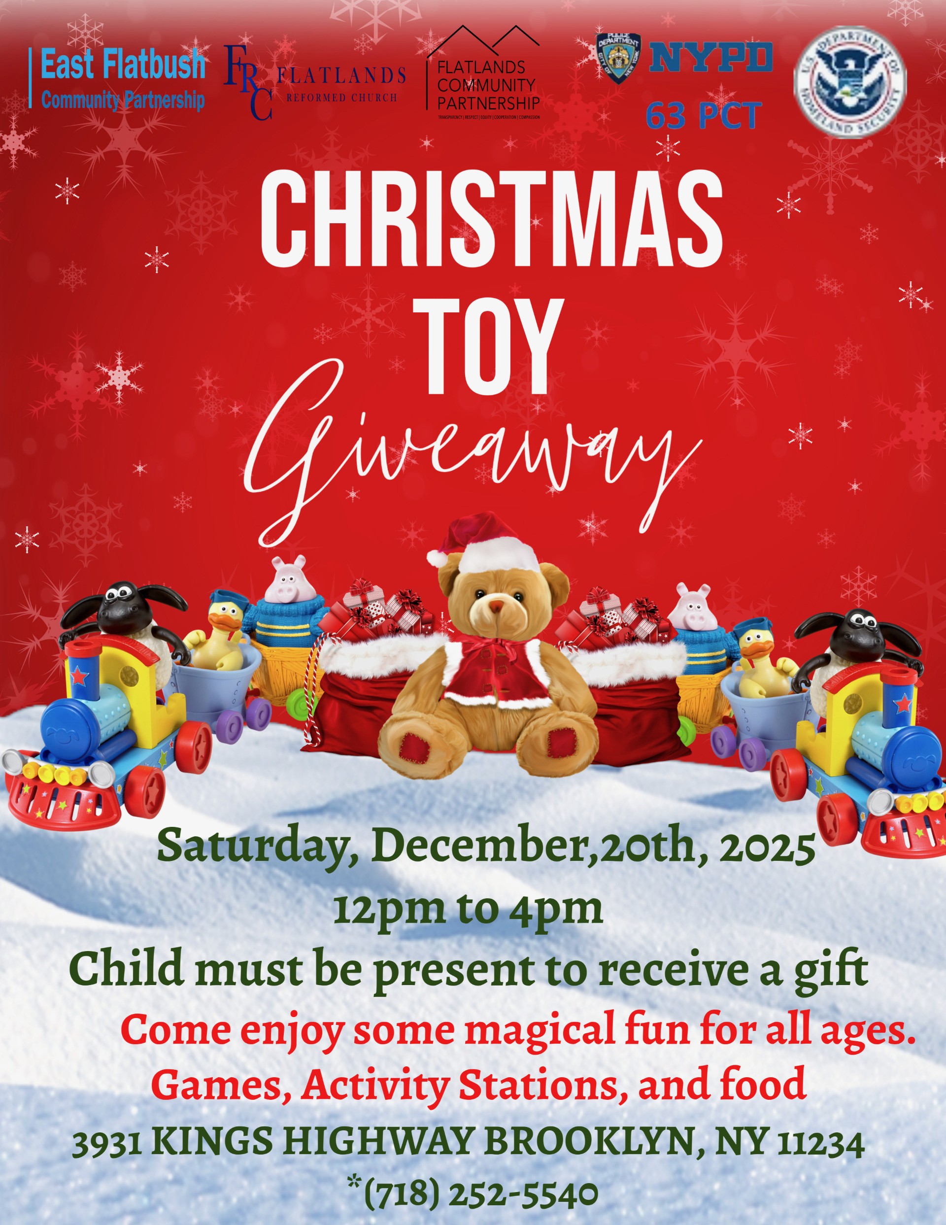 Christmas Toy Giveaway | East Flatbush Community Partnership